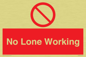 No Lone Working